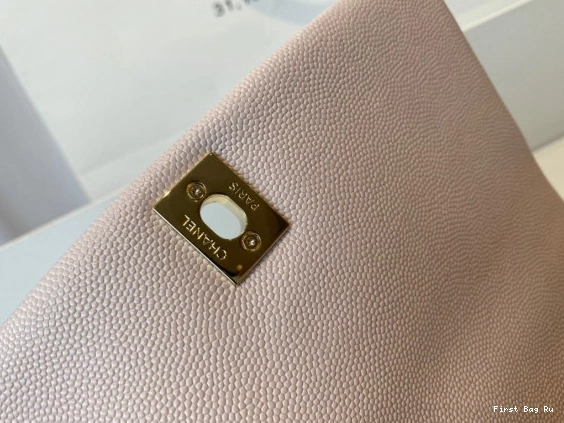 First Bag Ru FLAP WITH BAG CHANEL TOP HANDLE 0815